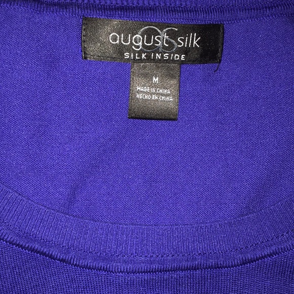 Blue No Sleeve Top - Picture 4 of 4